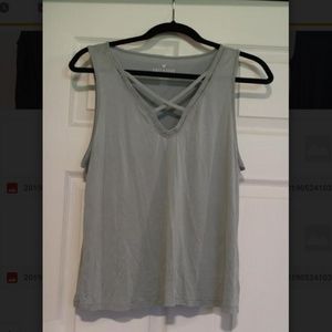 AE Soft and Sexy Criss Cross tank